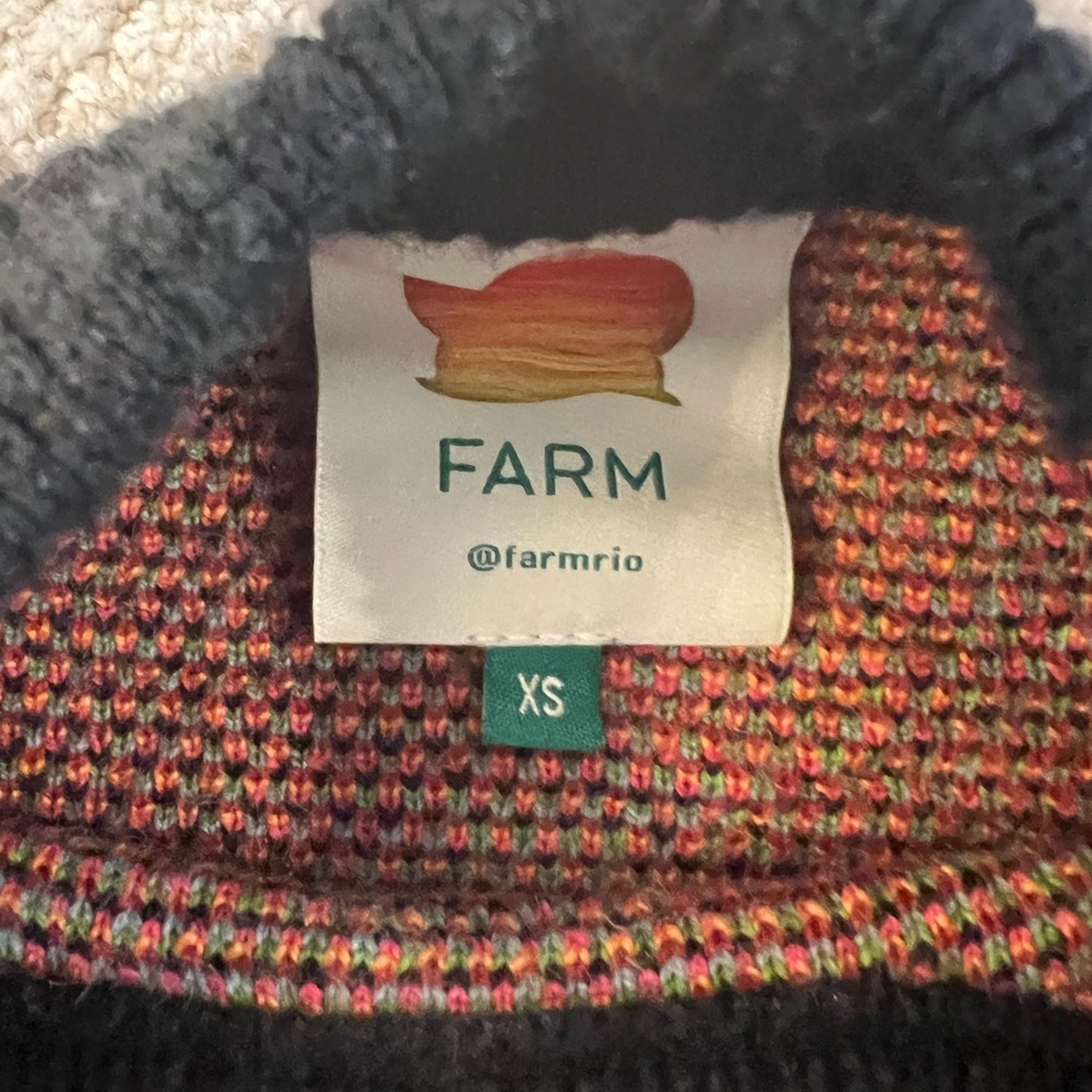 FARM Rio Multicolor Abstract Women's Sweater - Picture 3 of 5